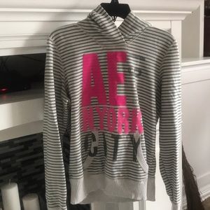 New York American Eagle Comfy Long Sleeve Hoodie